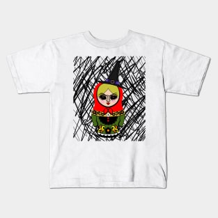 Evil Russian Doll Kids T-Shirt